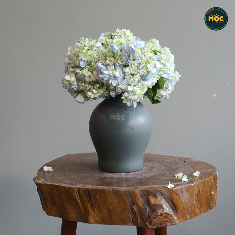 Cắm Hoa Tươi | Mờ | 3720 Bình Vuốt Tay 15x15x19 M6