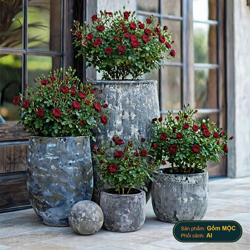 4230 Men Mỹ Thuật Tulip Trơn 37x37x54