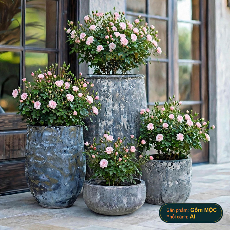 4230 Men Mỹ Thuật Tulip Trơn 37x37x54